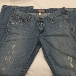 Distressed A&F Jeans